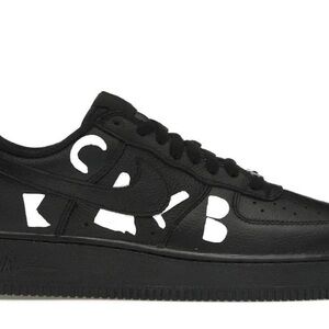 Nike Comme Des Garcons Air Force 1 SS24 Black CDG White Men's Sneakers 9.5 42.5
